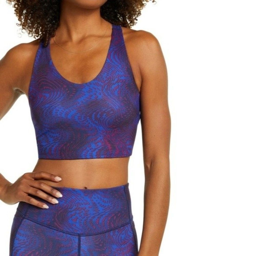 Zella Studio Lite Longline Sports Bra Sz XS